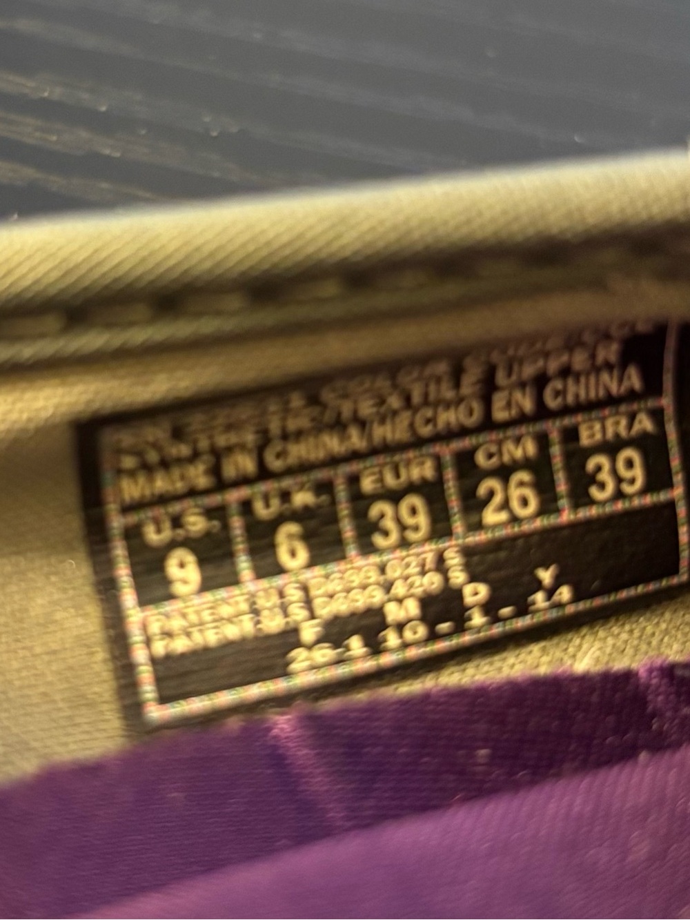 Skechers Women's Gray Slip-On Memory Foam Sneaker with Purple Insole Used Size 9 - Picture 6 of 16